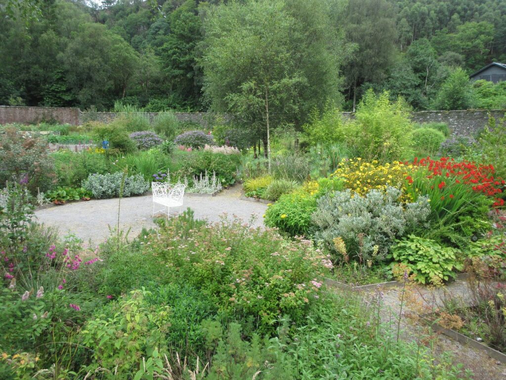 Glenfinart walled gardens Argyll